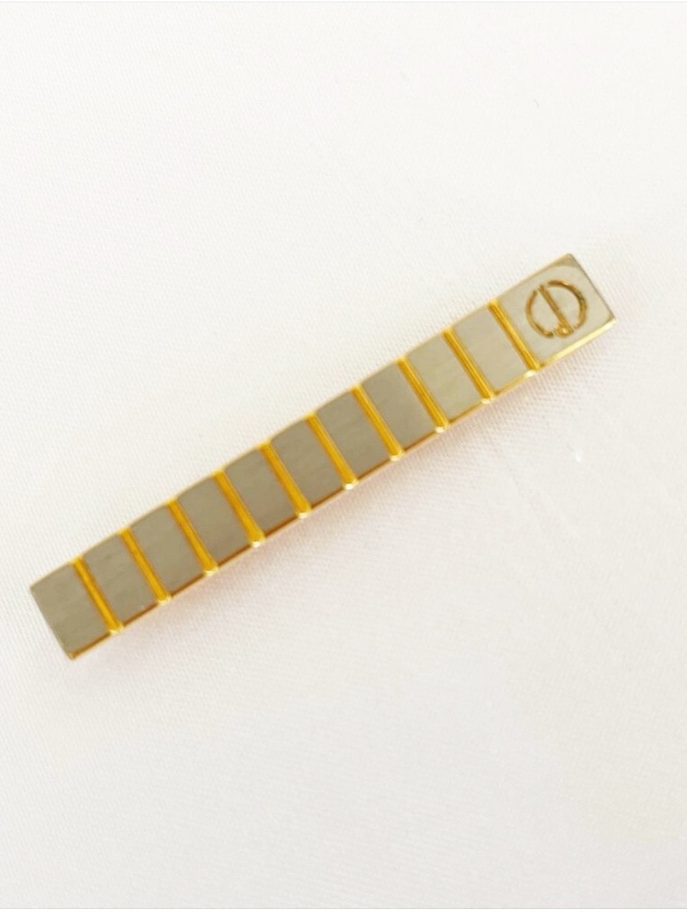 DUNHILL Tie Clip Gold Plated Vintage Tie Bar Circa 1960 RARE Gift Mens Accessory